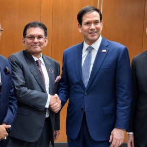 ড. খলিলুর রহমানের সঙ্গে মার্কো রুবিও’র সাক্ষাৎ